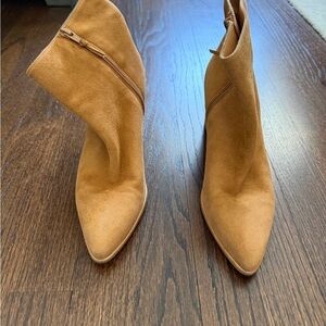 Tan Suede Ankle Boots